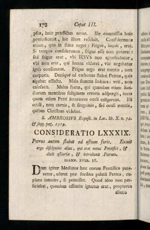 178-189, Consideratio LXXXIX - XCIII