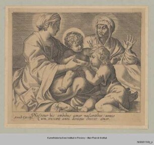 Madonna mit dem Jesuskind mit Anna und dem Johannesknaben