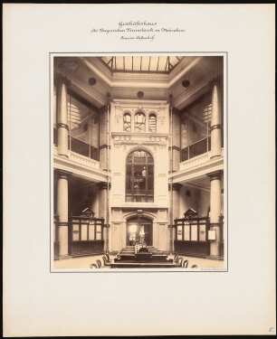 Geschäftshaus der Bayerischen Vereinsbank, München: Ansicht Kassenhalle