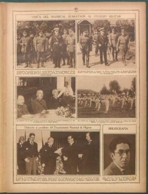 Visita del mariscal Robertson al Colegio Militar