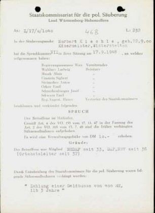 Kiechle, Norbert