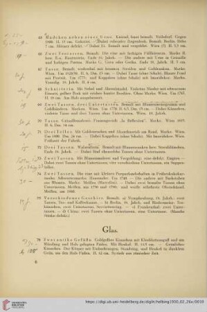 Glas (Nr. 76-93)