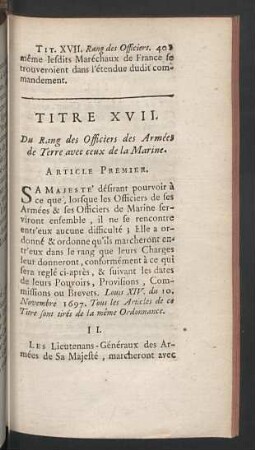Titre XVII.