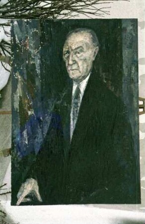 Freiburg: Trudlinde Kaufhold, Bundeskanzler Konrad Adenauer