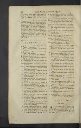 Caput. XV. - XXIII.
