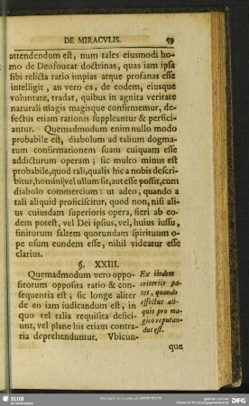 §. XXIII. Ex iisdem criteriis patet, quando effectus aliquis pro magico reputandus est