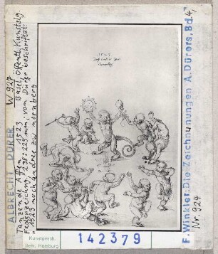 Albrecht Dürer: Tanzende Affen. Basel, Öffentliche Kunstsammlung