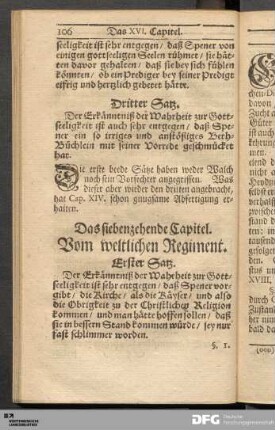 Das siebenzehende Capitel. Vom weltlichen Regiment.