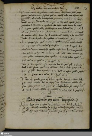 Bl. 78-80. Modus procedendi per viam Inquisitionis.
