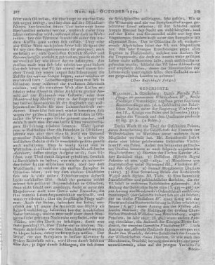 Kwiatkowski, K.: Dzieje narodu Polskiego za panowania Wladyslawa IV., Krolu Polskiego i Szweckiego. Warschau: Glücksberg 1823