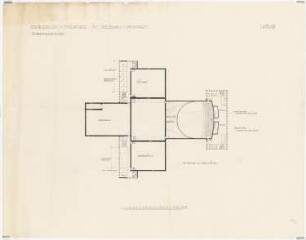 Friedrich-Theater, Dessau: Grundriss 3. Obergeschoss