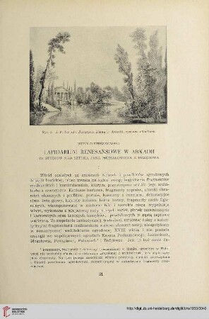 12: Lapidarium renesansowe w Arkadii : ze studiów nad sztuka Jana Michałowicza z Urzędowa
