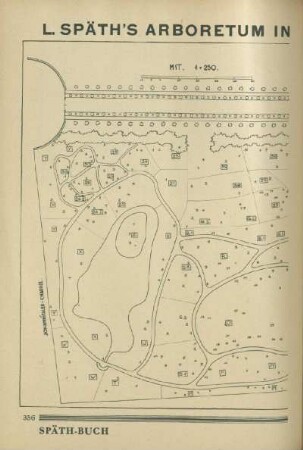 Karte: L. Späth's Arboretum in Berlin-Baumschulenweg