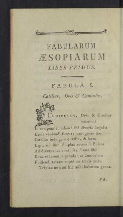 Fabula I. - X.