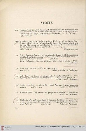 Stoffe (Nr. 153-173)