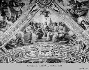 Ausmalung des Oratorio della Santissima Trinità : Ausmalung des Gewölbes : Versammlung der heiligen Jungfrauen