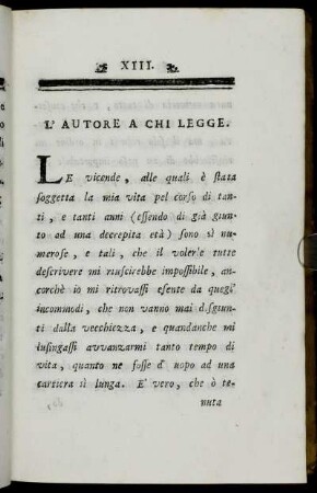 L´Autore a chi Legge.
