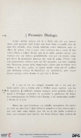 Primeiro Dialogo