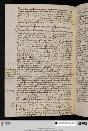 154v Sermo de cancto Martino