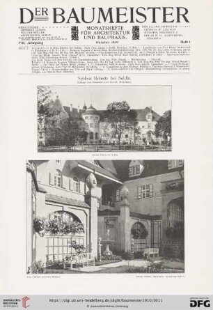 Schloss Rehnitz bei Soldin : (erbaut von Emanuel von Seidl, München)