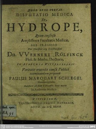 De hydrope