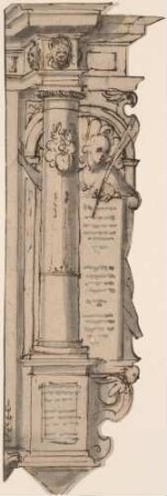 Rechter Seitenteil eines Epitaphs