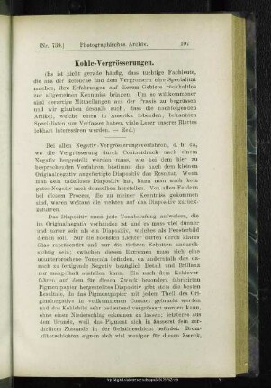 Kohle-Vergrösserungen