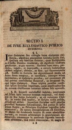 Positiones ex iure ecclesiastico, et theologia practica pastorali