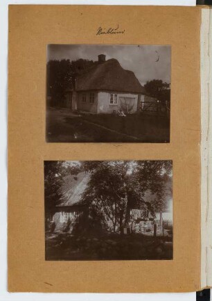 Wohnhäuser, Nieblum: Ansichten (aus: Skizzen- und Fotoalbum 27)