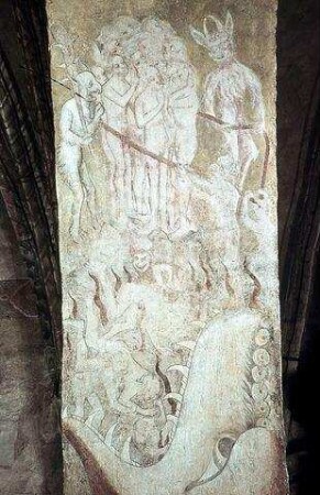Figürliche und ornamentale Freskenreste