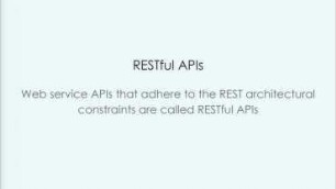 RESTful API - Best Practices.