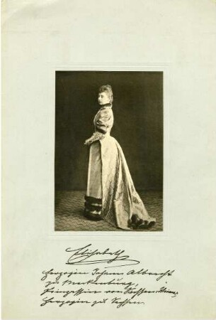 Herzogin von Mecklenburg-Schwerin, Elisabeth (1845-?)