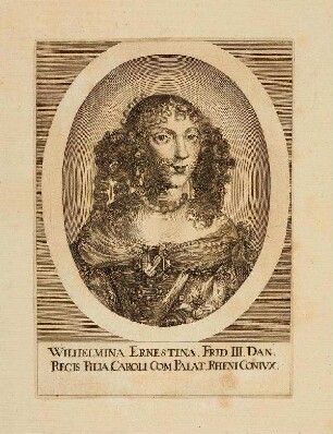 Bildnis von Wilhelmine Ernestine, Kurfürstin von der Pfalz (1650-1706)