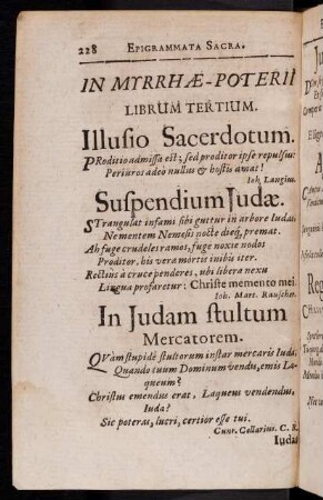 228-237, Librum Tertium