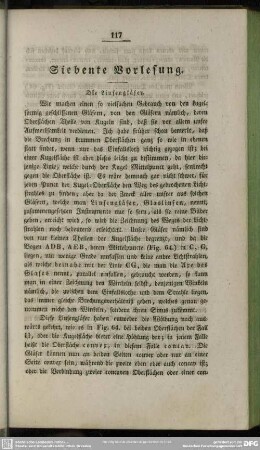 Siebente Vorlesung