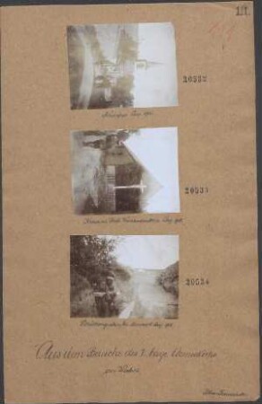 Schützengraben bei Maricourt Aug. 1915