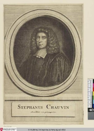 Stephanus Chauvin [Stephan Chauvin]