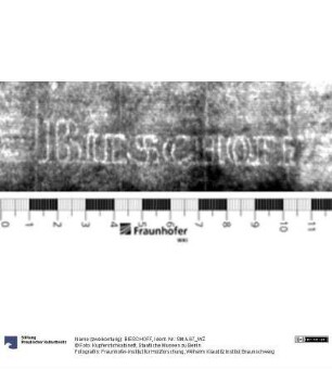 Name (zweikonturig): BIESCHOFF