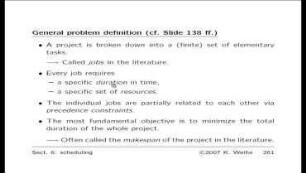 Sect. 5: integer linear programs Sect. 6: scheduling