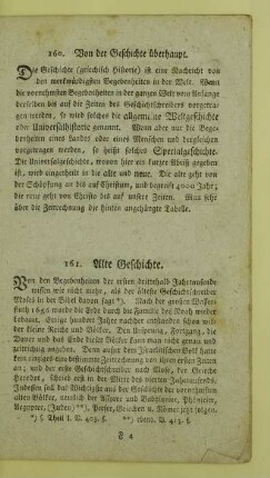 160. Von der Geschichte überhaupt
