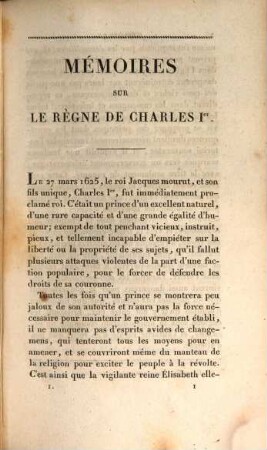 Mémoires de sir Philippe Warwick sur le règne de Charles Ier, et ce qui s'est passé depuis la mort de Charles Ier jusqu'à la restauration des Stuart