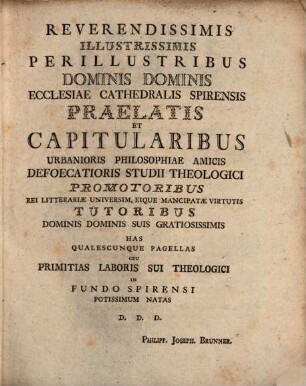 Primae notiones theologicae