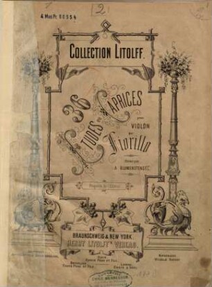 36 etudes ou caprices : pour violon