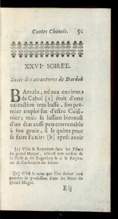 XXVIe. Soirée. Suite des avantures de Darok
