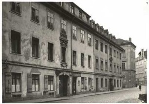 Dresden-Neustadt, Rähnitzgasse 25 und 27. Wohnhäuser (um 1735)