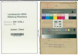 Entnazifizierung Oskar Jessen , geb. 04.04.1889 (Beamter)