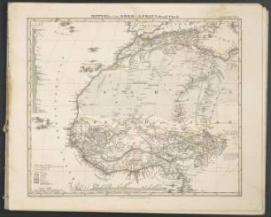 Mittel- und Nord-Africa (Westl. Theil) [Hand-Atlas über alle Theile der Erde nach dem neuesten Zustande und über das Weltgebäude]
