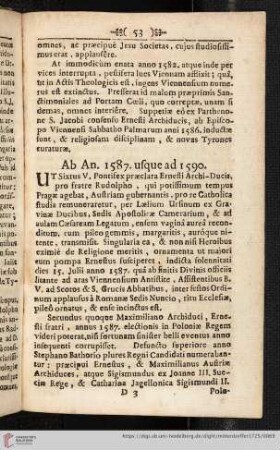 Ab An. 1587. usque ad 1590