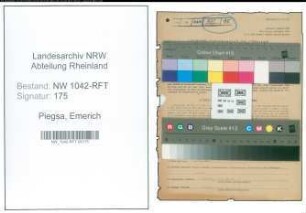 Entnazifizierung Emerich Piegsa , geb. 15.04.1907 ()