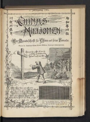 7.1906: Chinas Millionen : Organ d. Deutschen Zweiges der China-Inland-Mission ... Liebenzell